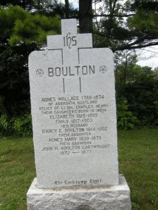 Boulton headstone Cobourg